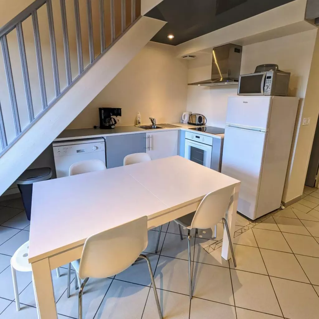 Gîte Bois Bossu : espace cuisine