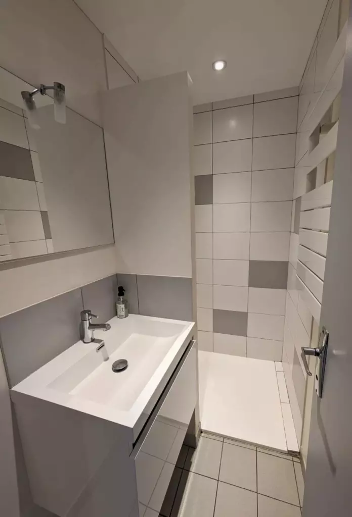 Gîte Bois Bossu : salle de bain