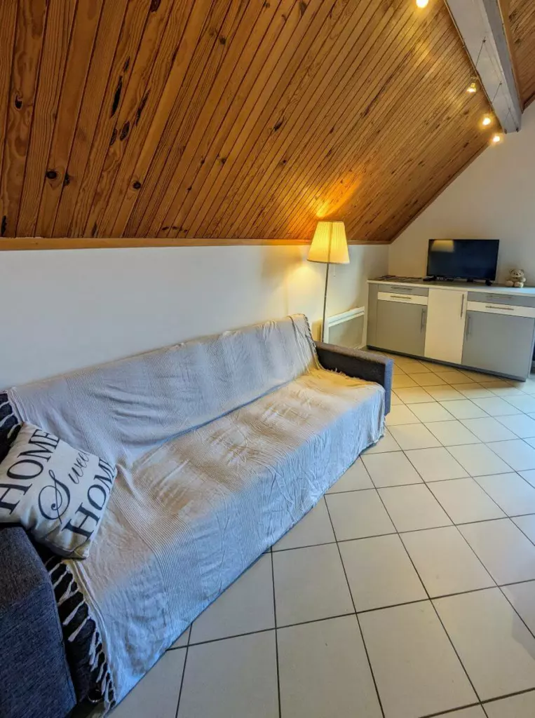 Gîte Bois Bossu : espace salon